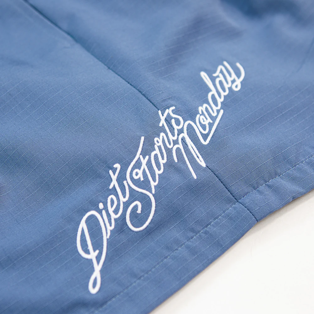 Cursive Ripstop Shorts (Blue) - Image 3