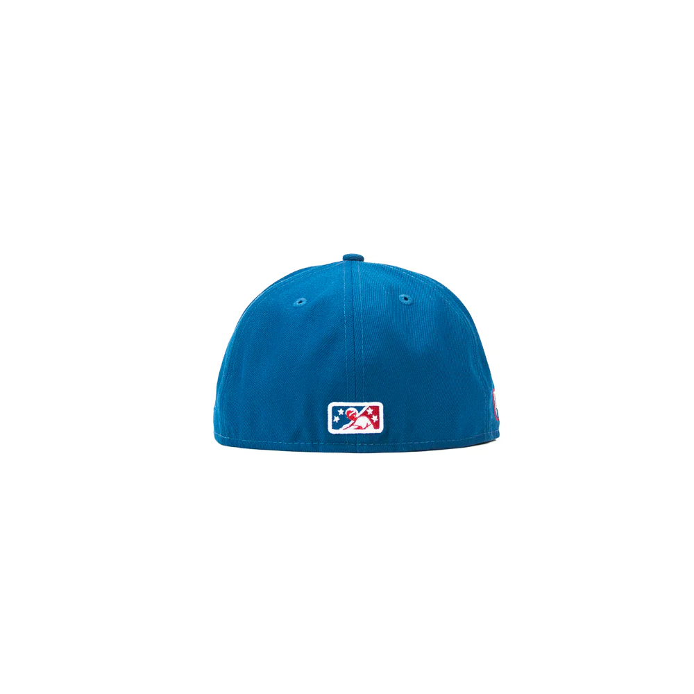 Dayton Dragons Fitted Cap (Seashore Blue/ Radiant Red) - Image 2