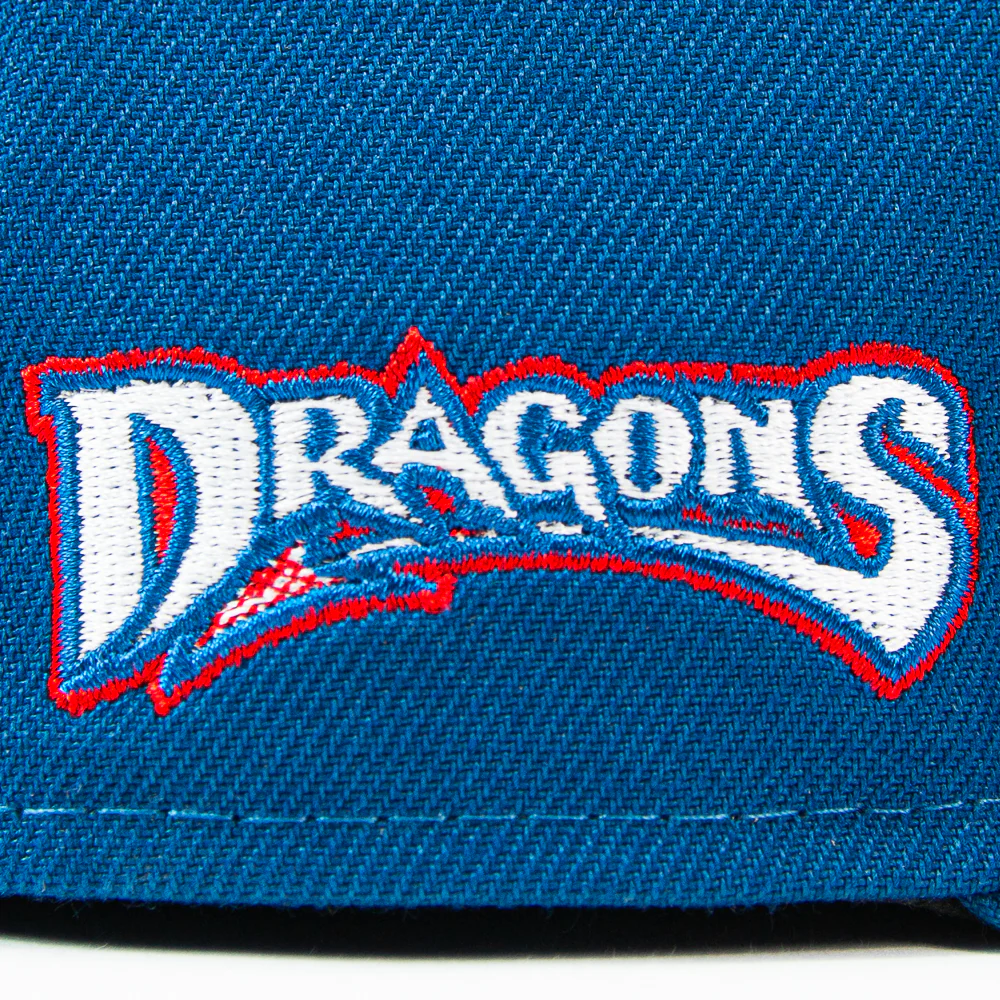 Dayton Dragons Fitted Cap (Seashore Blue/ Radiant Red) - Image 3