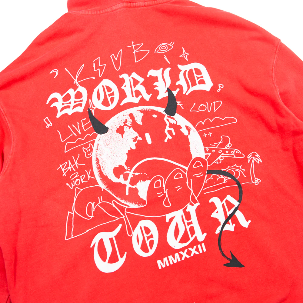 Devil Biggie Hoodie (Chili) - Image 2