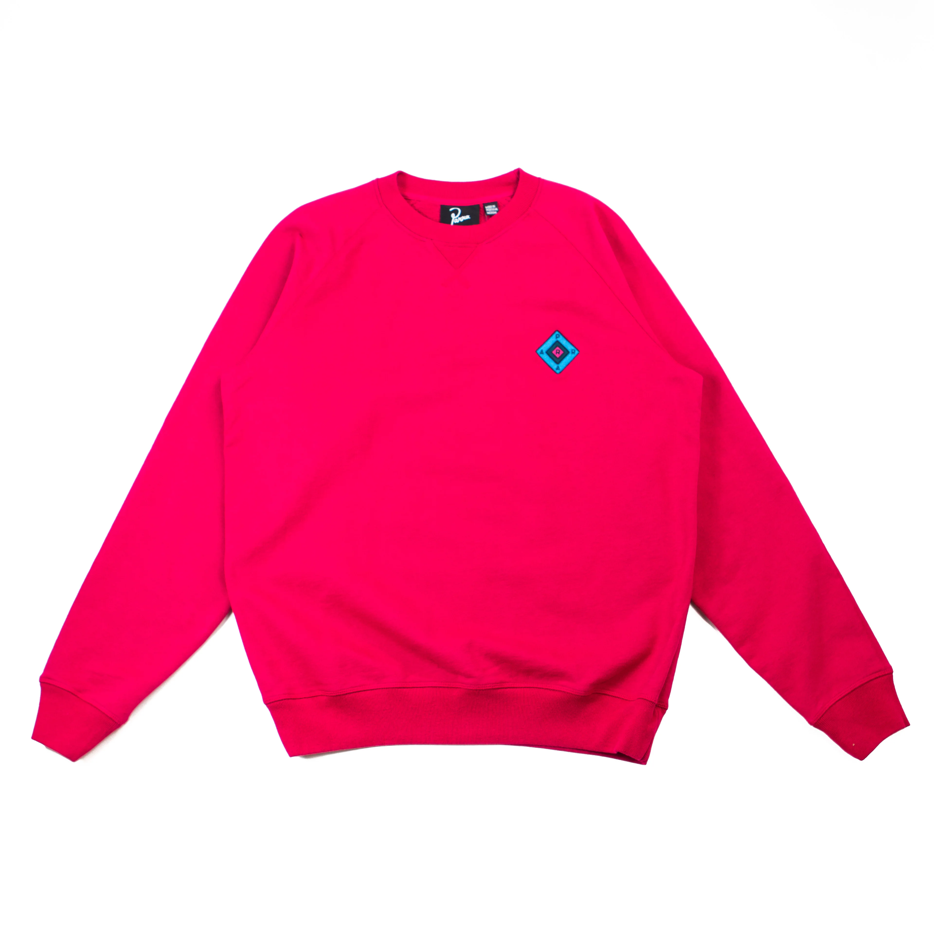 Diamond Block Logo Crew Neck Sweatshirt (Purple Pink)
