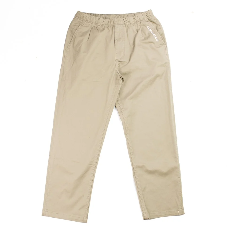Easy Waist Woven Pant (Khaki)
