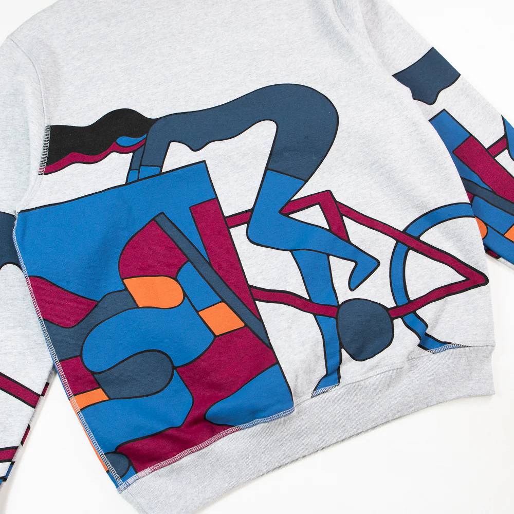 Etappe 17 Crewneck Sweatshirt (Heather Grey) - Image 2