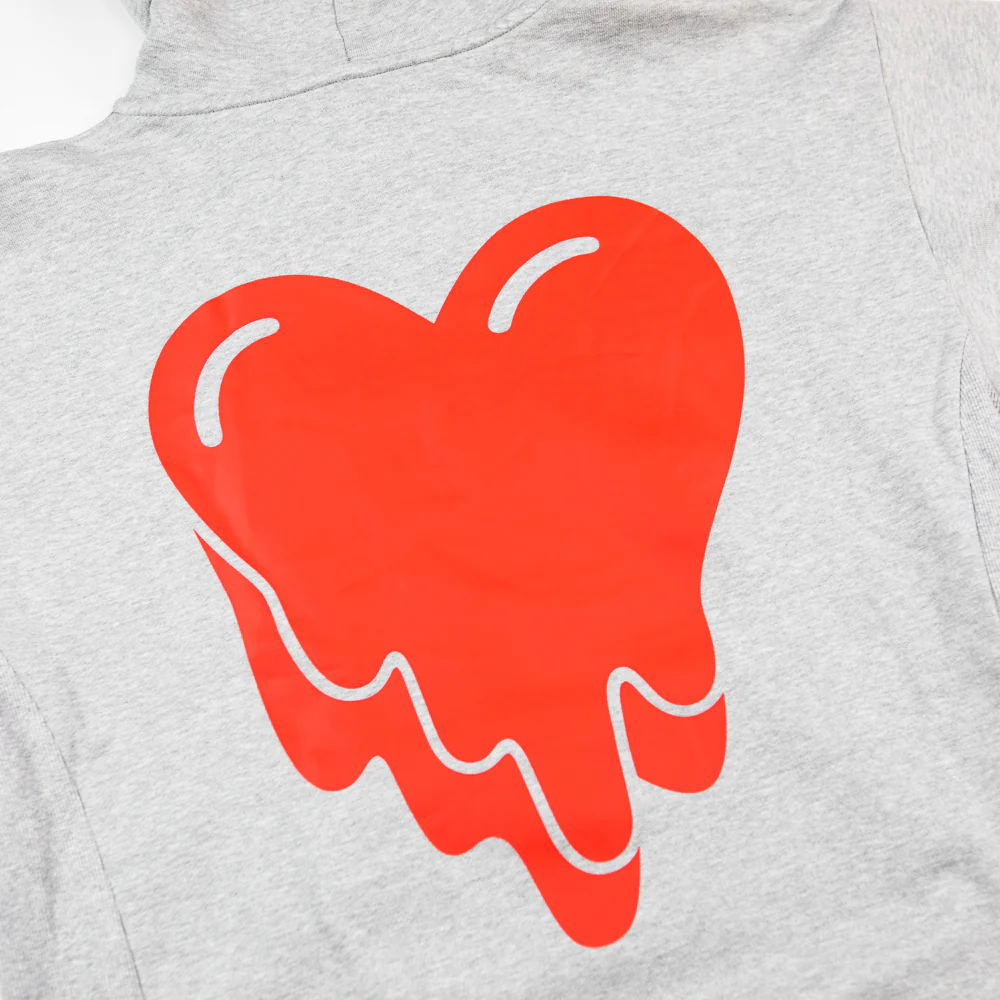 EU Yesterday's Tears Hoodie (Heather Grey) - Image 2