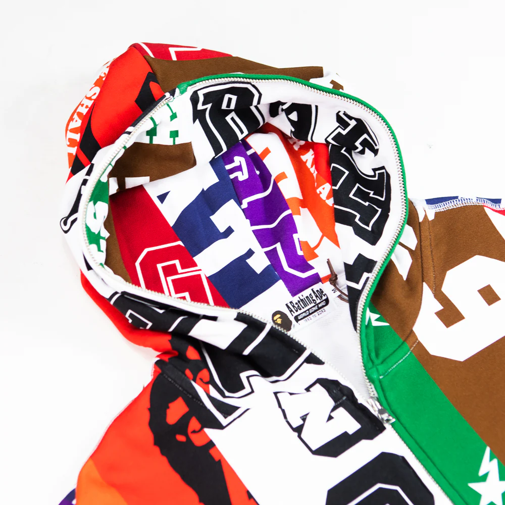 Fans Scarf Full Zip Hoodie (Multi) - Image 2