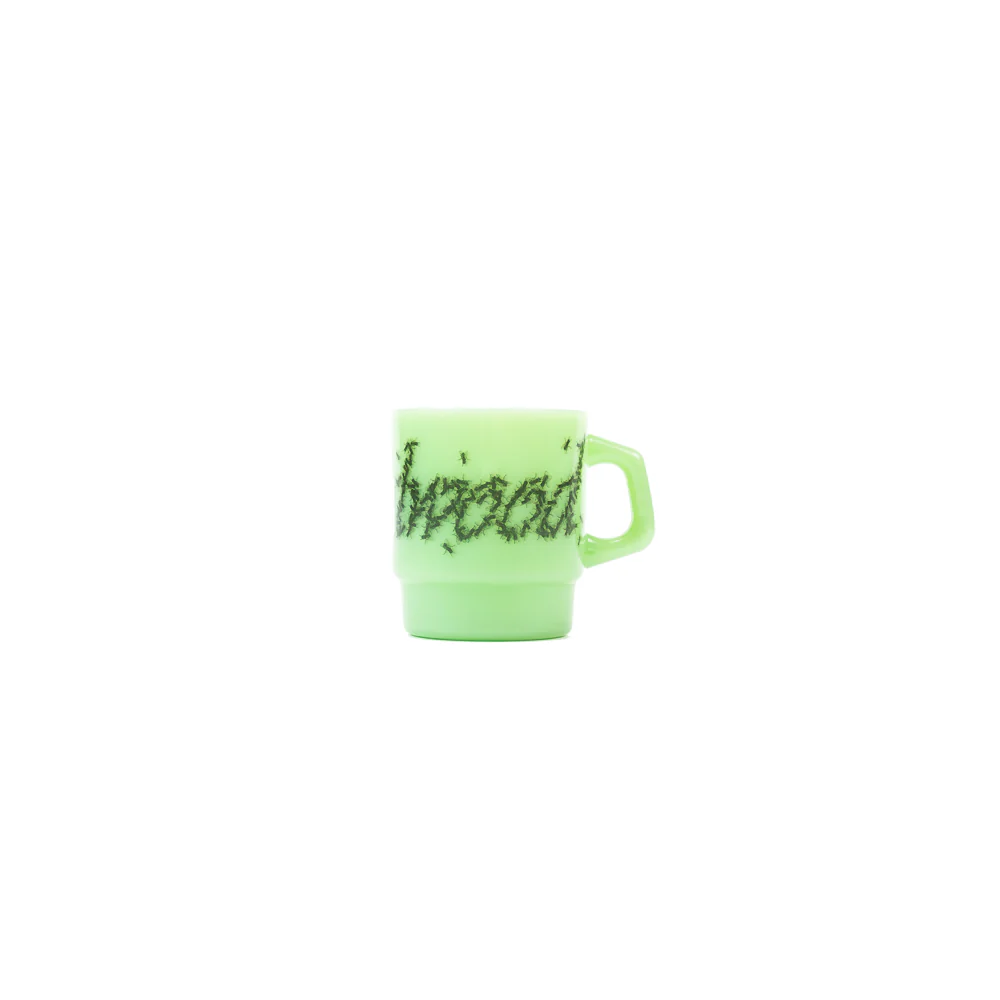 Flies Milk Glass Mug (Jade) - Image 2