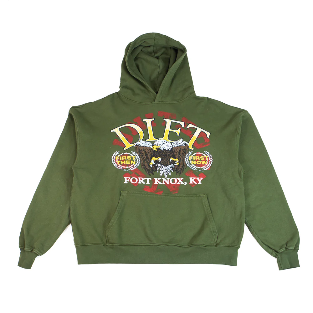 French Terry Ft Knox Hoodie (Olive)