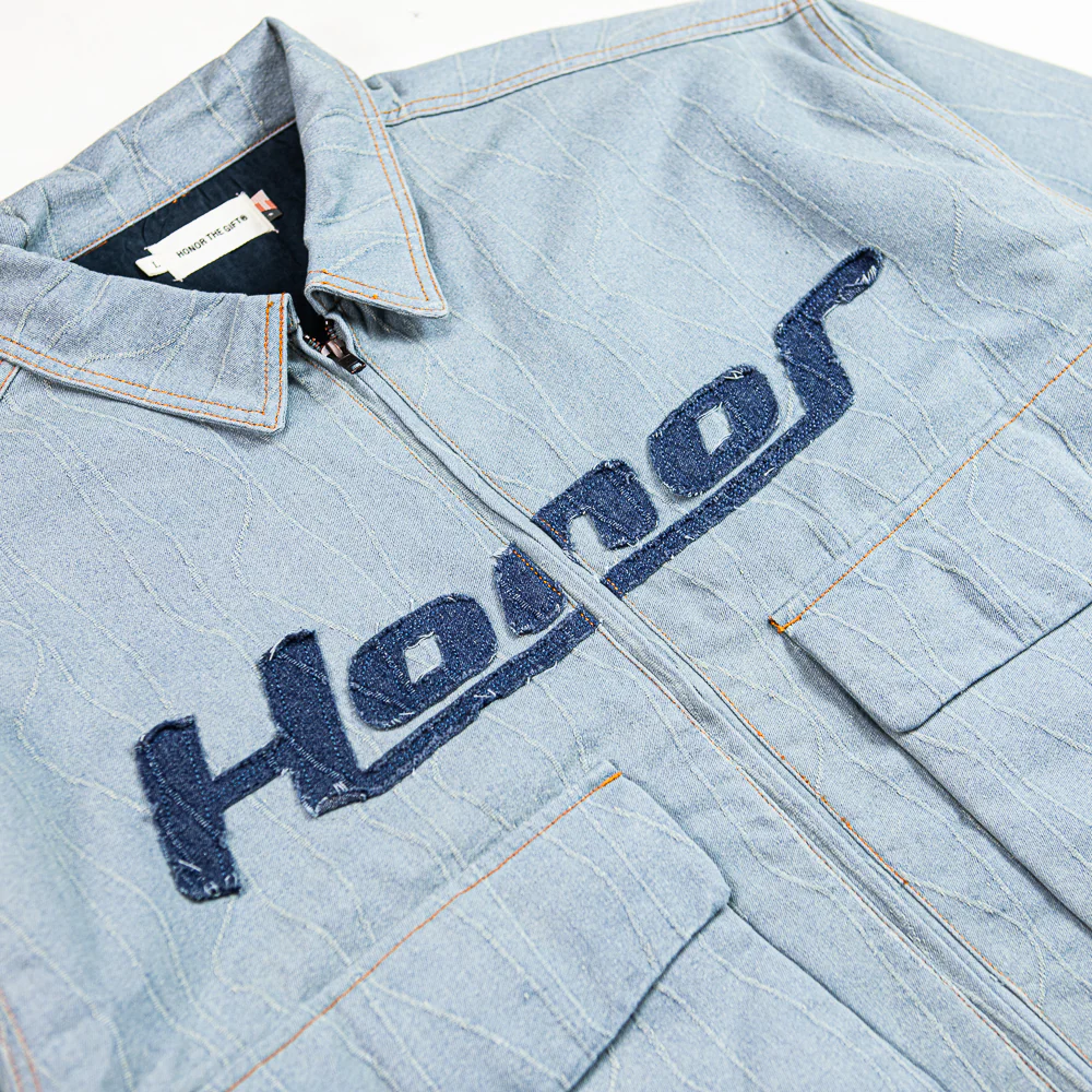Frequency Denim Jacket (Light Indigo) - Image 2