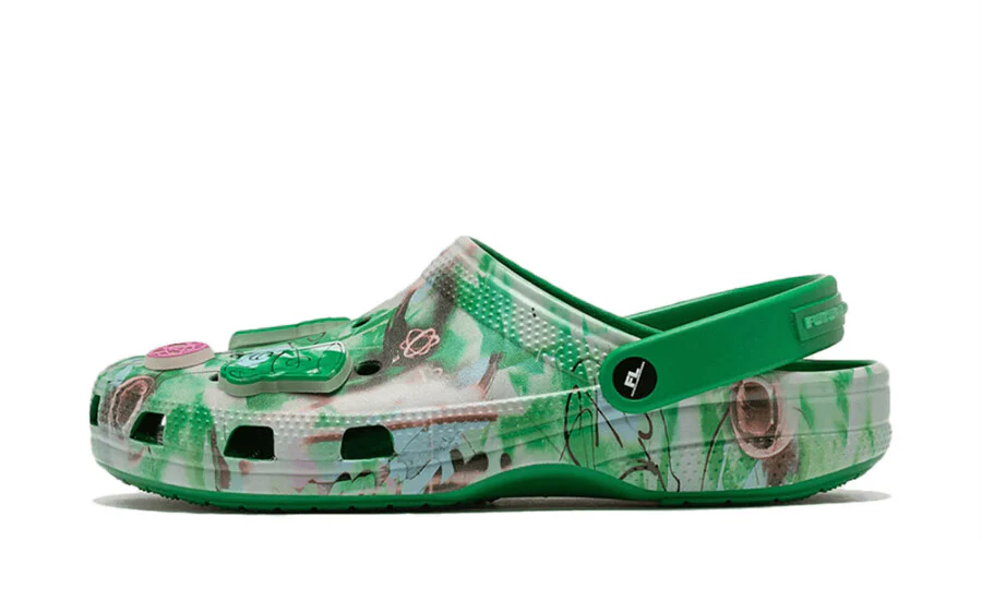Futura Laboratories x Crocs Classic Ro Clog (Green Ivy)