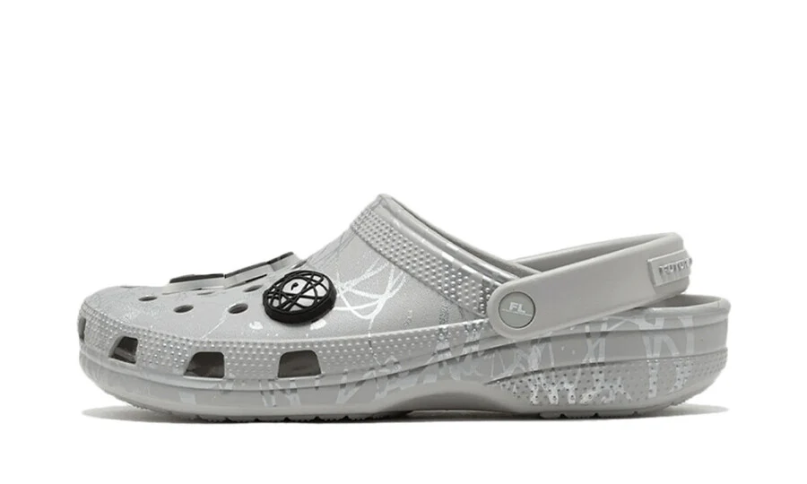 Futura Laboratories x Crocs Classic Ro Clog (Pearl White)
