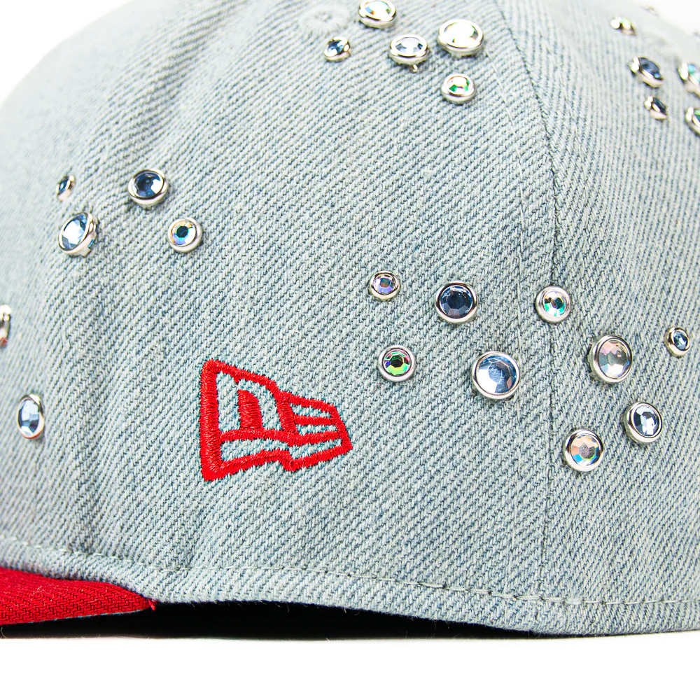 Gemstone Cincinnati Bearcats Vault Fitted Cap (Denim) - Image 3
