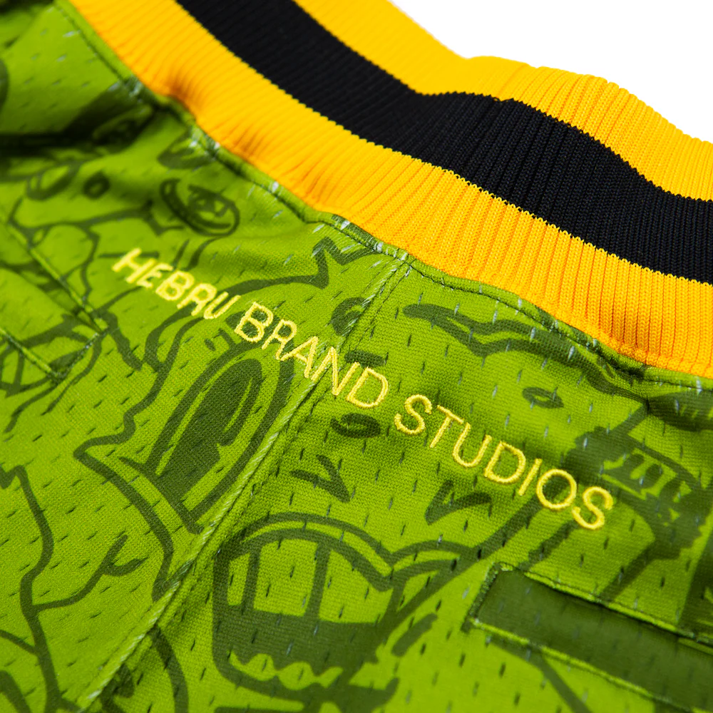 Hebru Brantley x Mitchell Ness Seattle Supersonics Short (Green) - Image 4