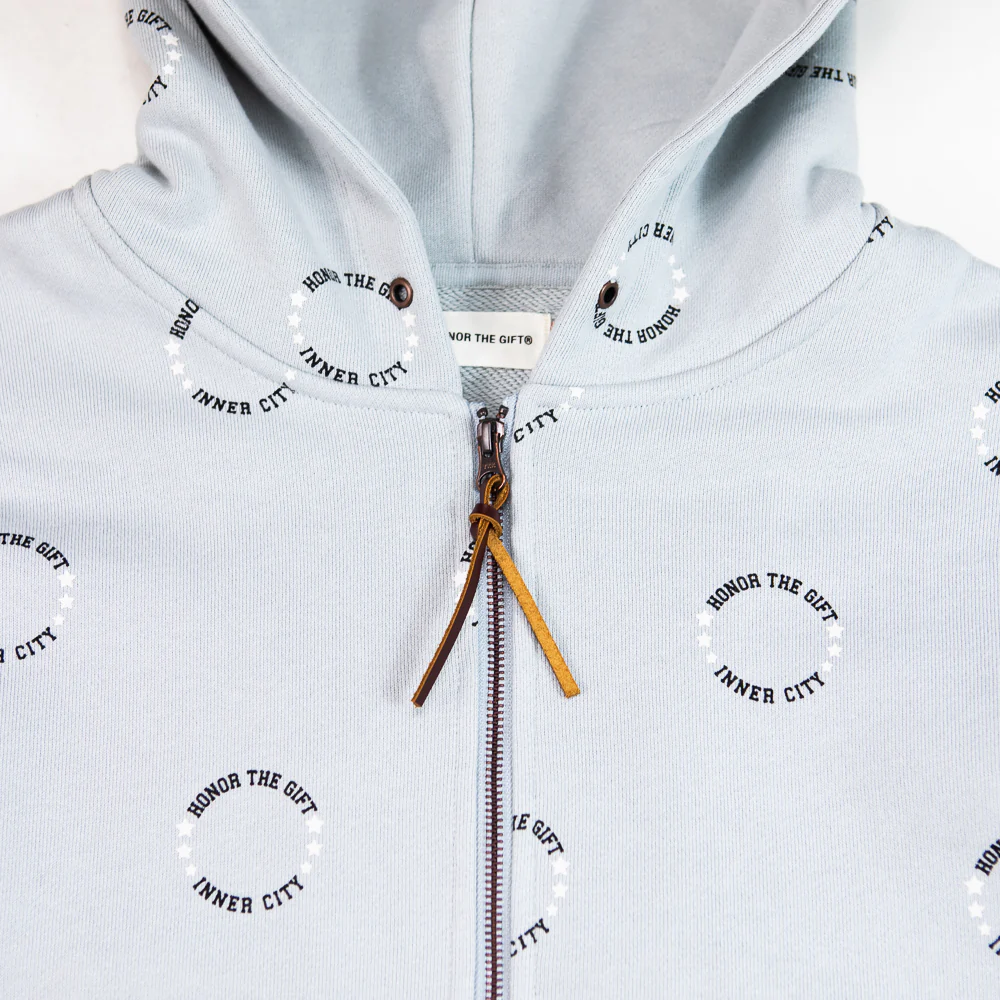HTG Zip-Up Hoodie (Stone) - Image 2