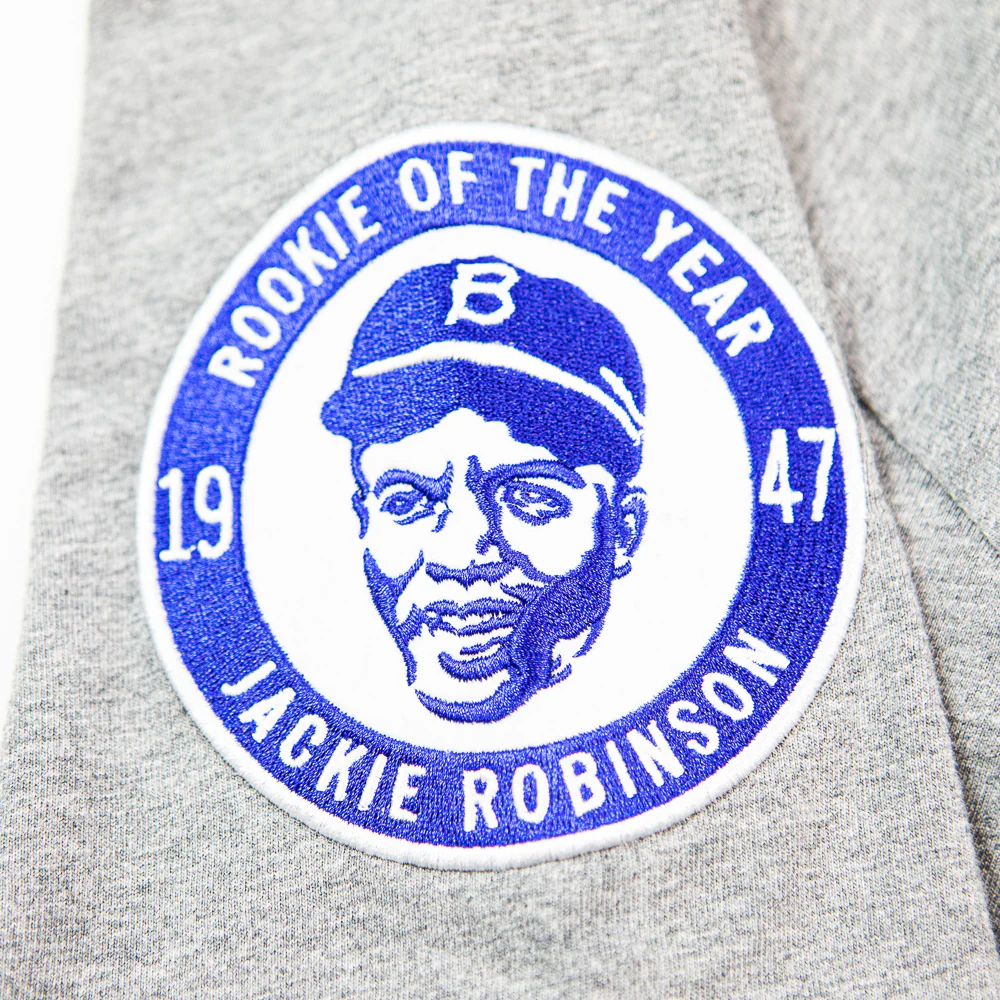 Jackie Robinson MLB Legends Dodgers SS Tee (Grey) - Image 3