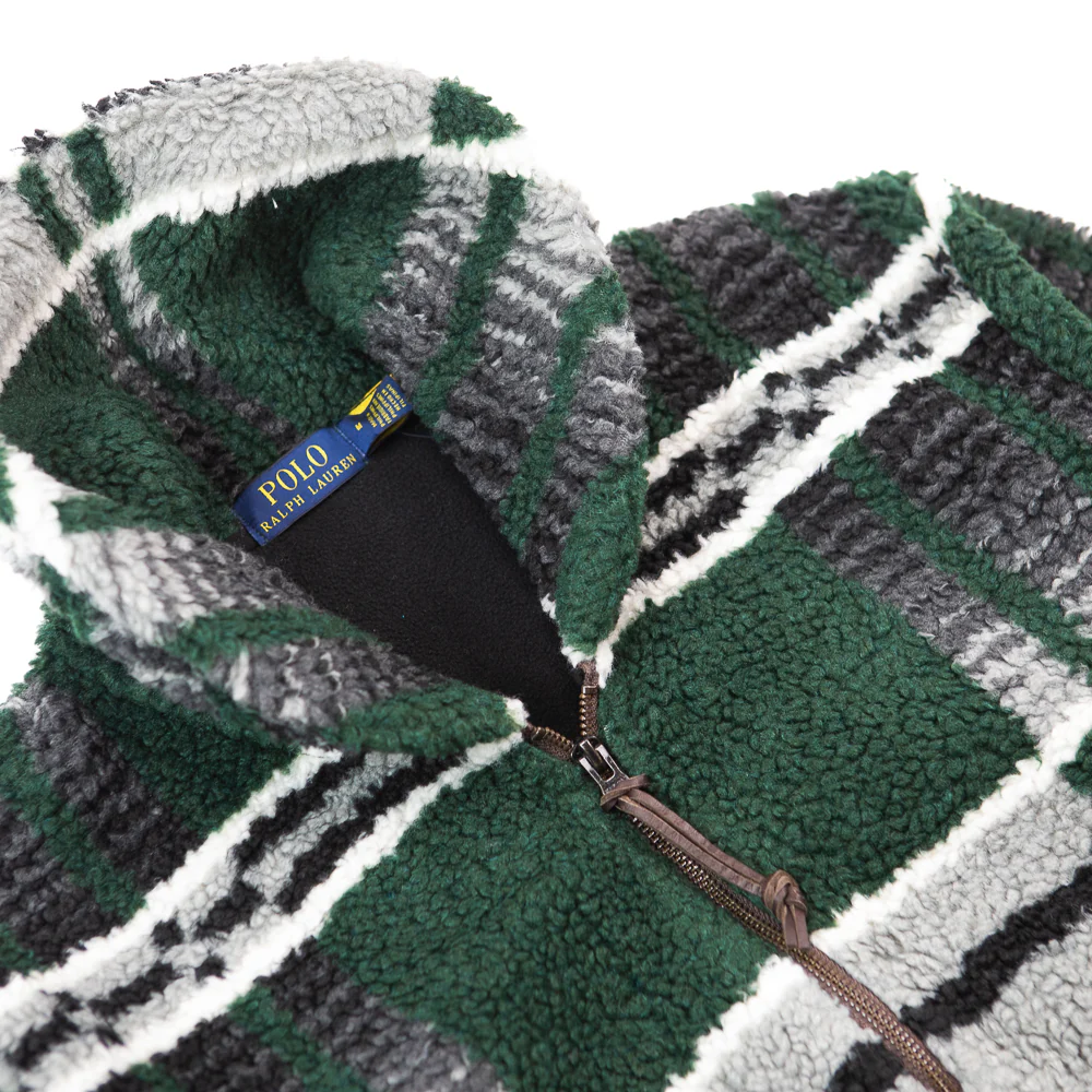 Jacquard Hi-Pile Fleece Full-Zip Jacket (Canadian Blanket) - Image 2