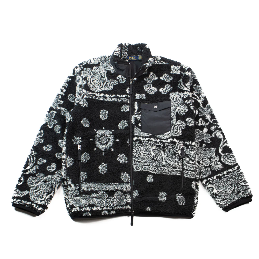 Jacquard Hi-Pile Fleece Full-Zip Jacket (Yukon Patchwork)