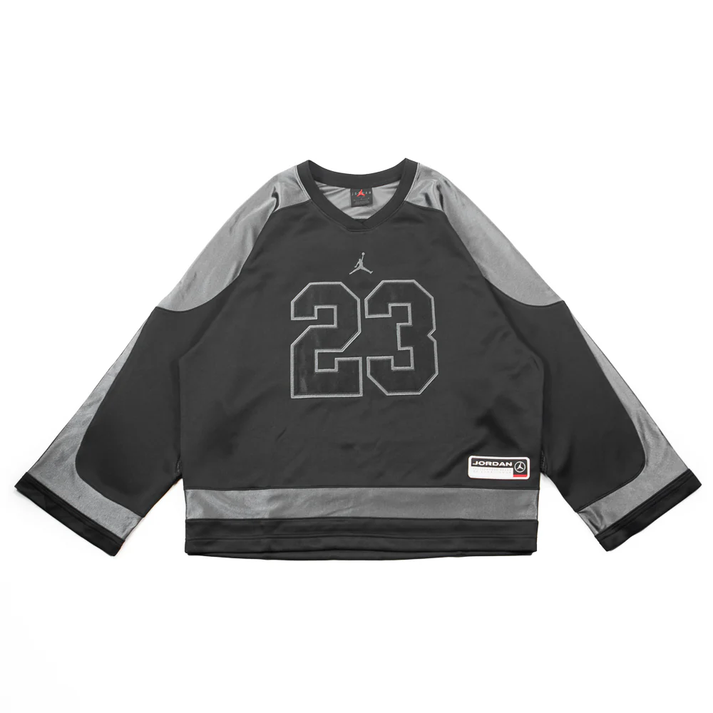 Jordan Brooklyn University Hockey Jersey (Black/Iron Grey)