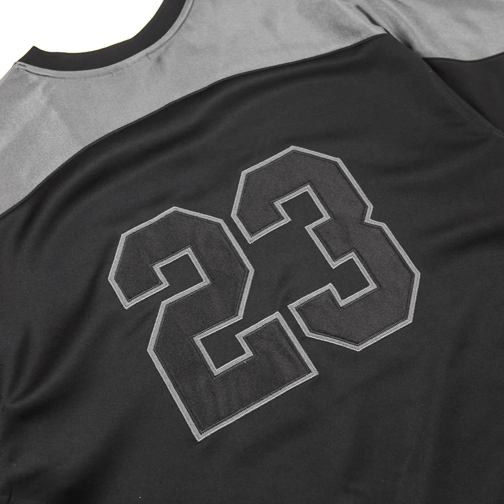 Jordan Brooklyn University Hockey Jersey (Black/Iron Grey) - Image 3