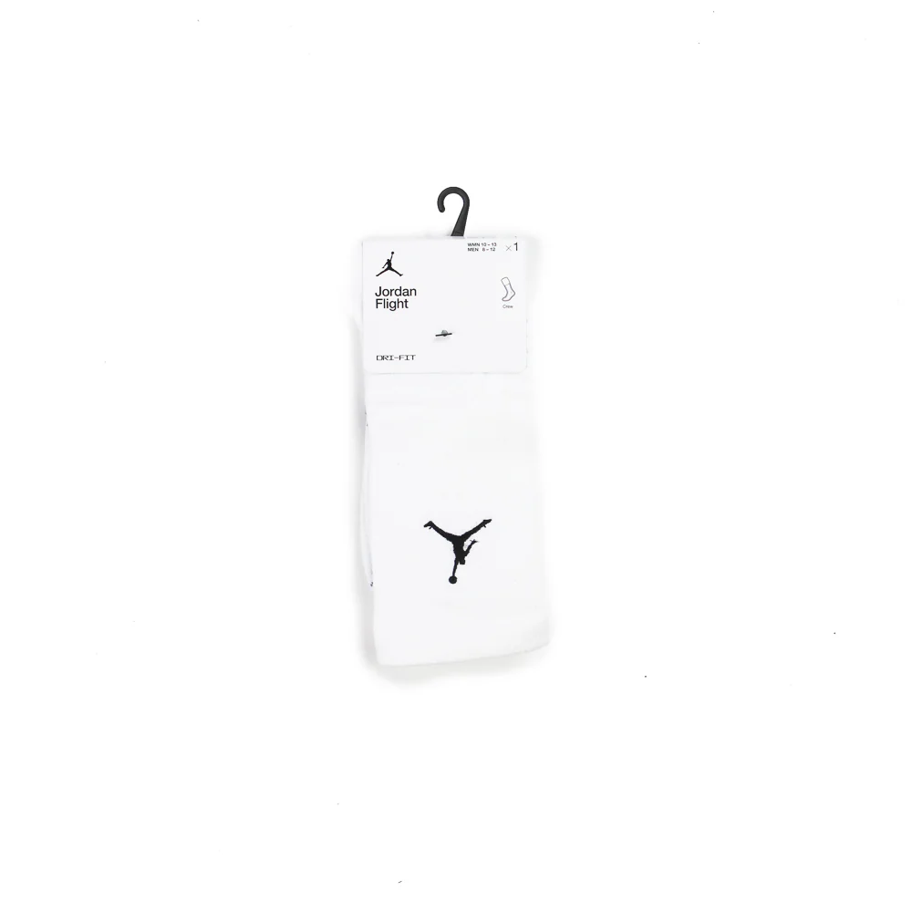 Jordan Flight Socks (White/Black)