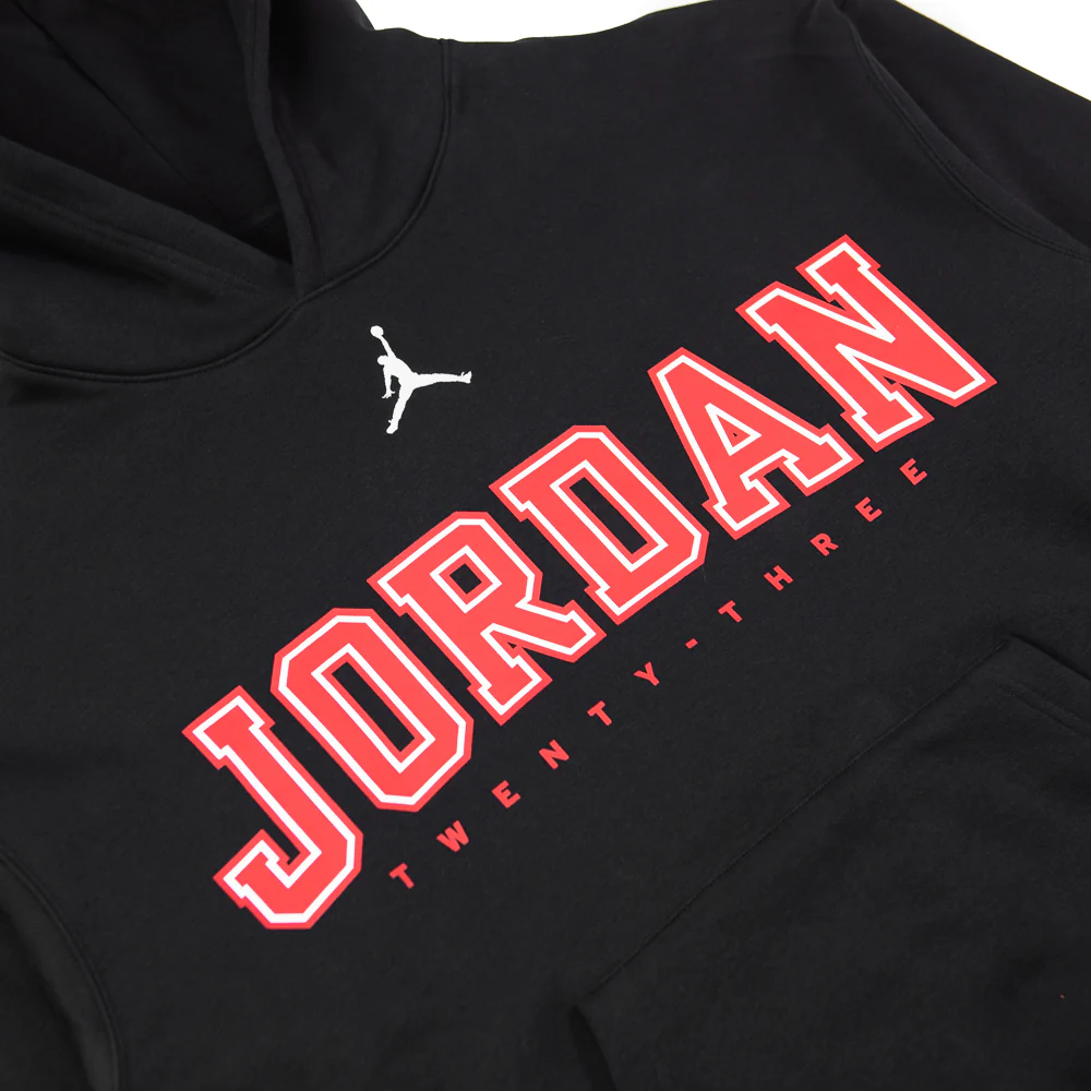Jordan Twenty Three Hoodie (Black/Red) - Image 2