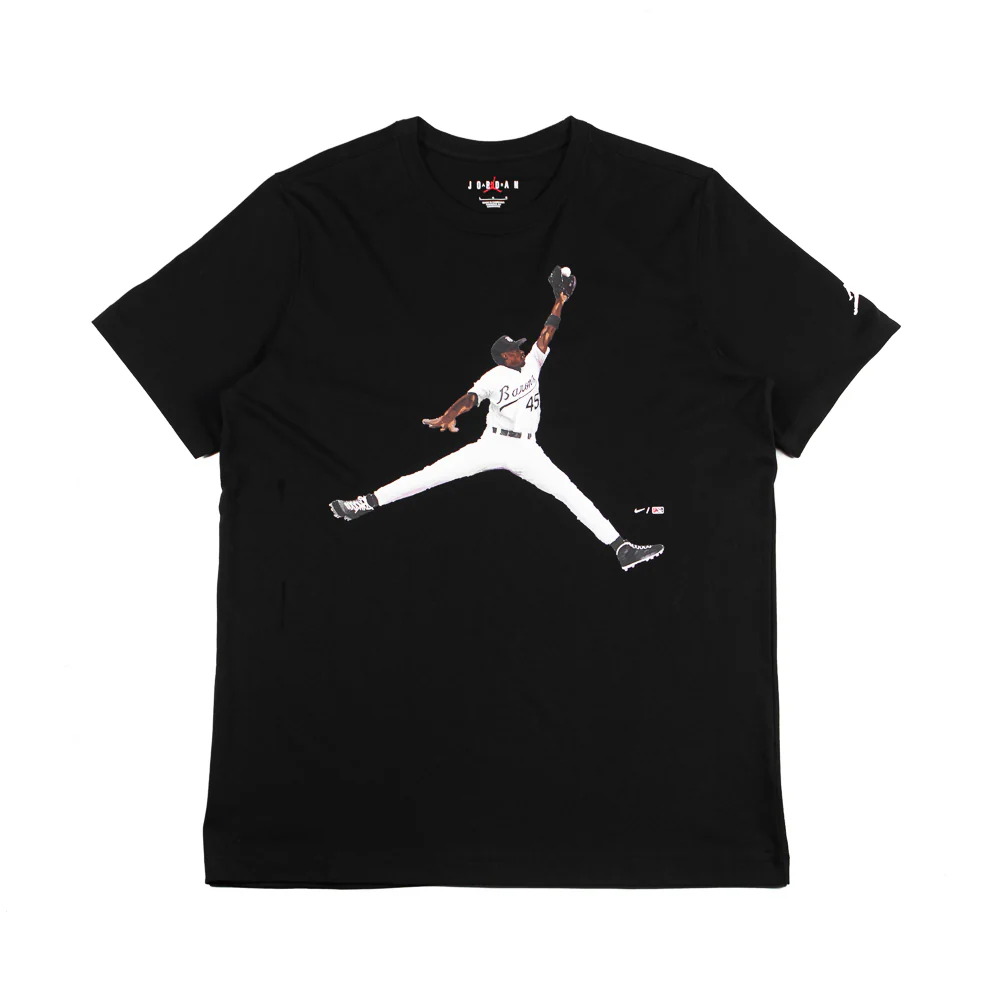 Jumpman Flight MVP Mens Short Sleeve Shirt (Black)
