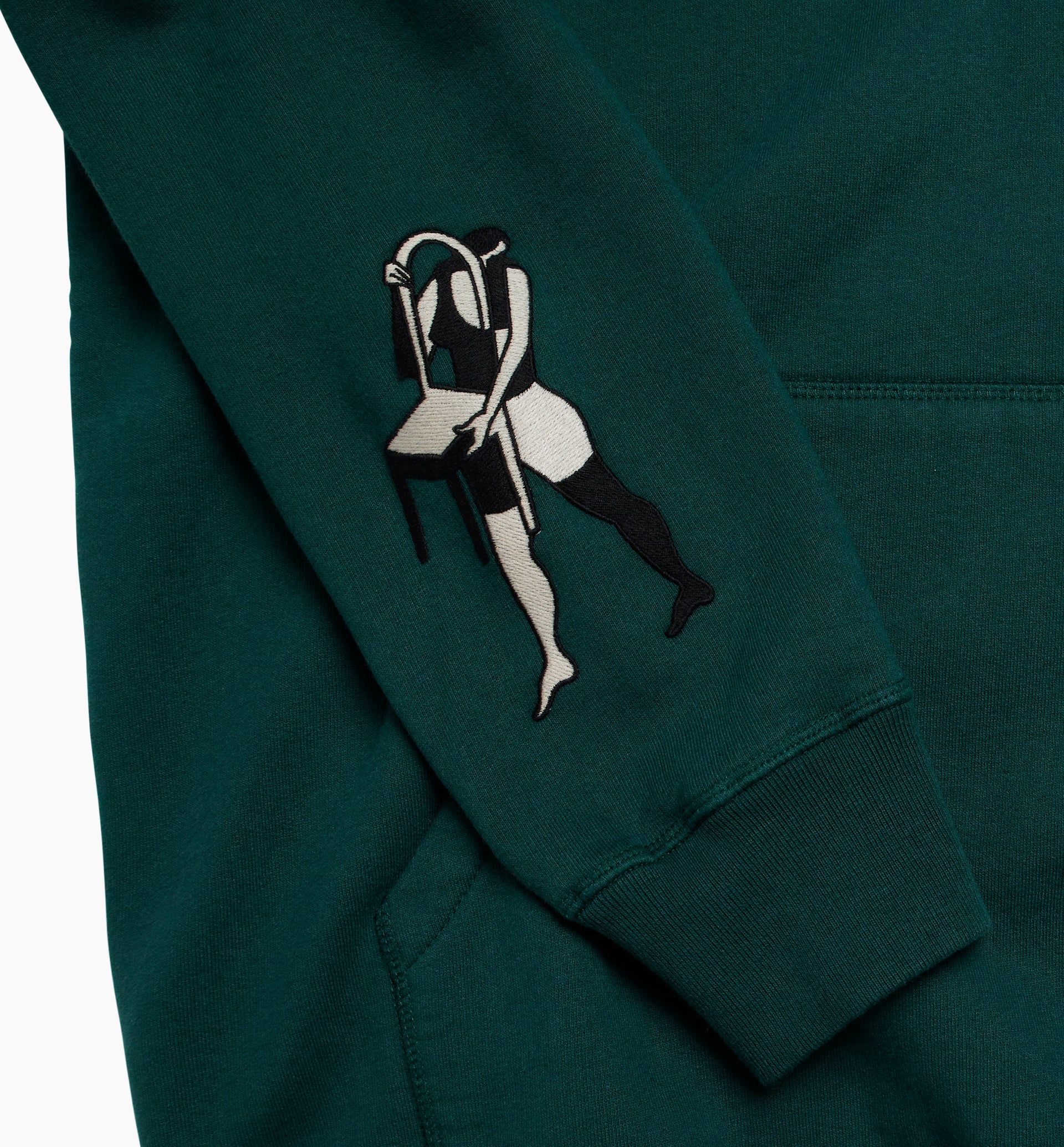 Life Experience Half-Zip Sweatshirt (Pine Green) - Image 5