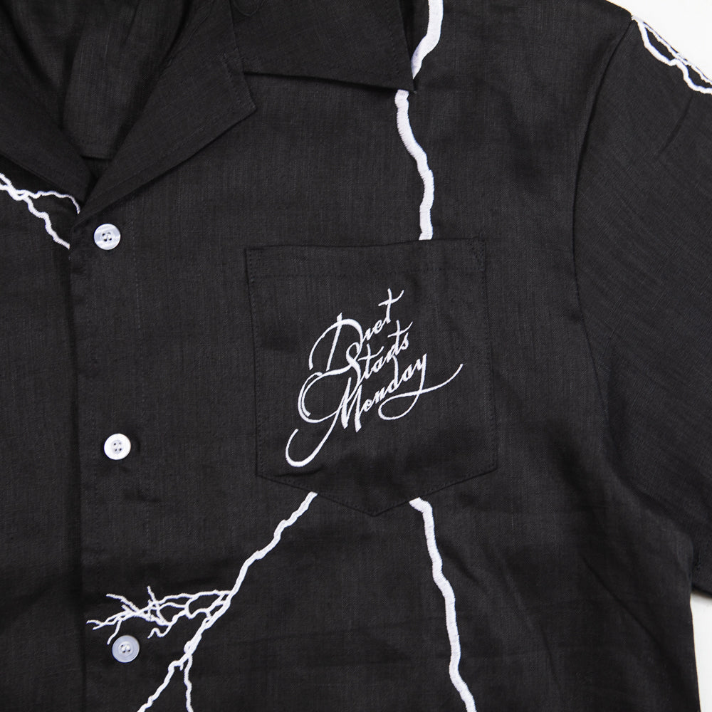Lightning Button Up (Black) - Image 2
