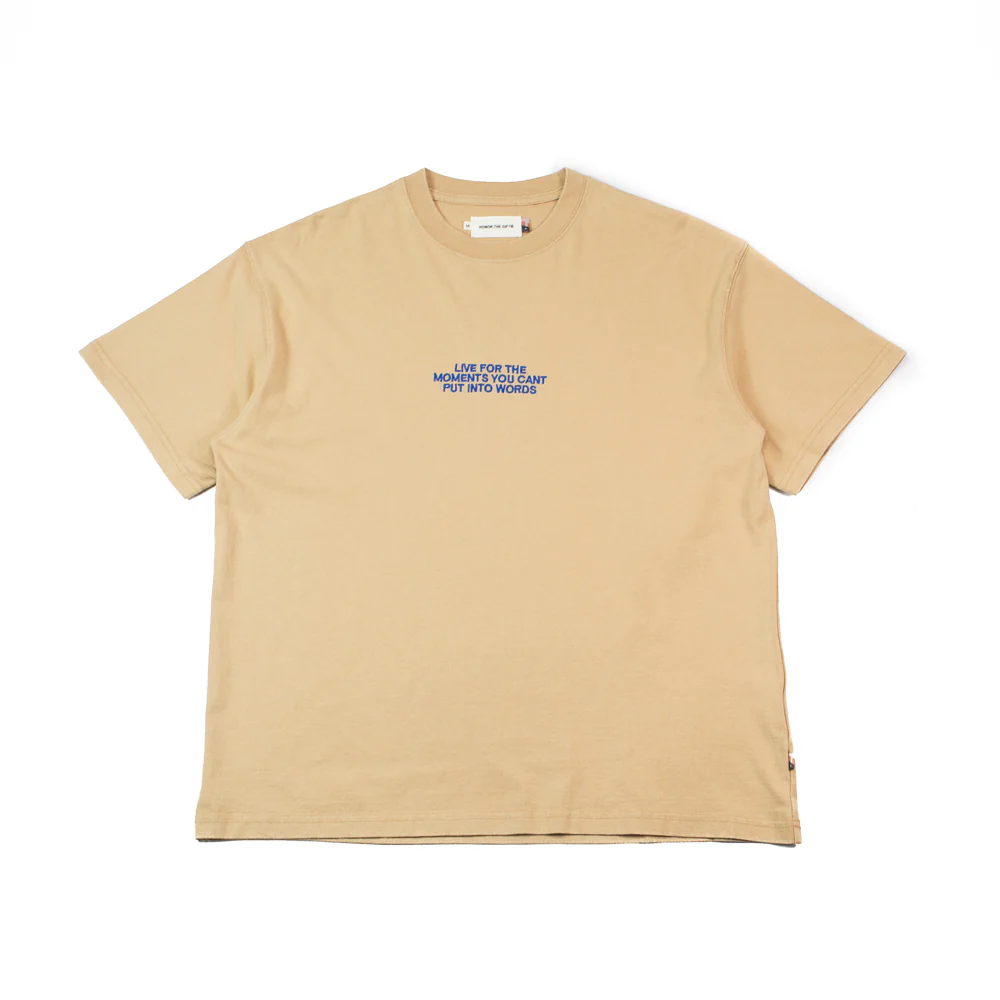Live For The Moments Tee (Tan)