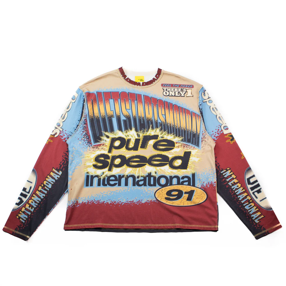MX Racing Jersey (Tan/Blue/Multi)