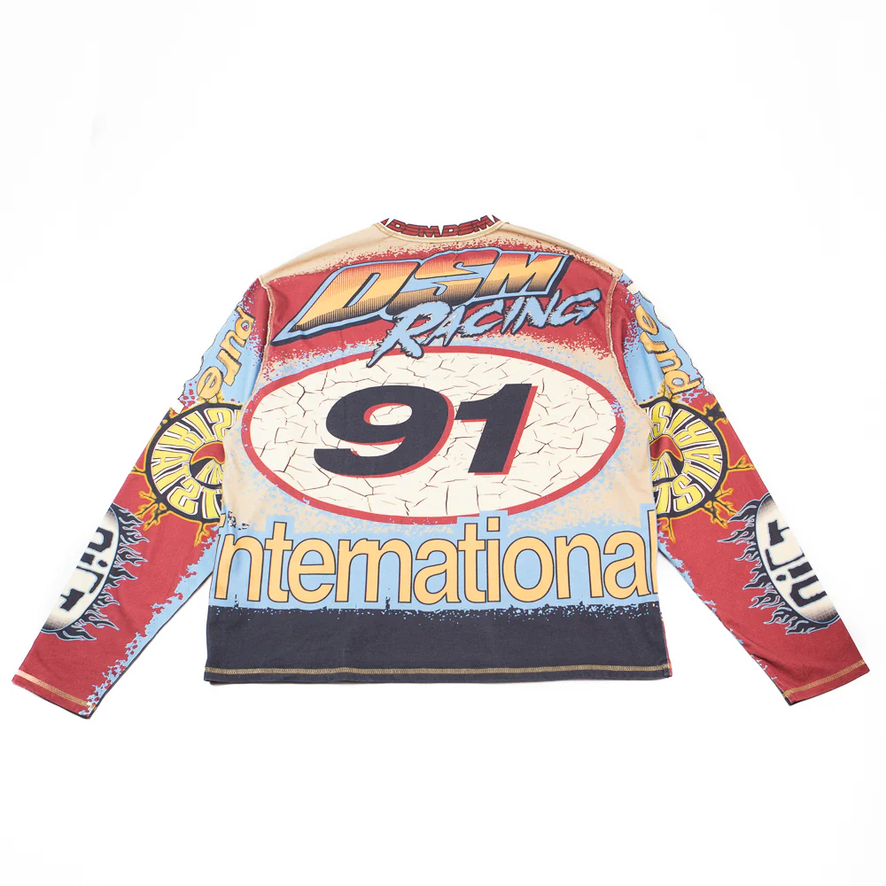 MX Racing Jersey (Tan/Blue/Multi) - Image 2