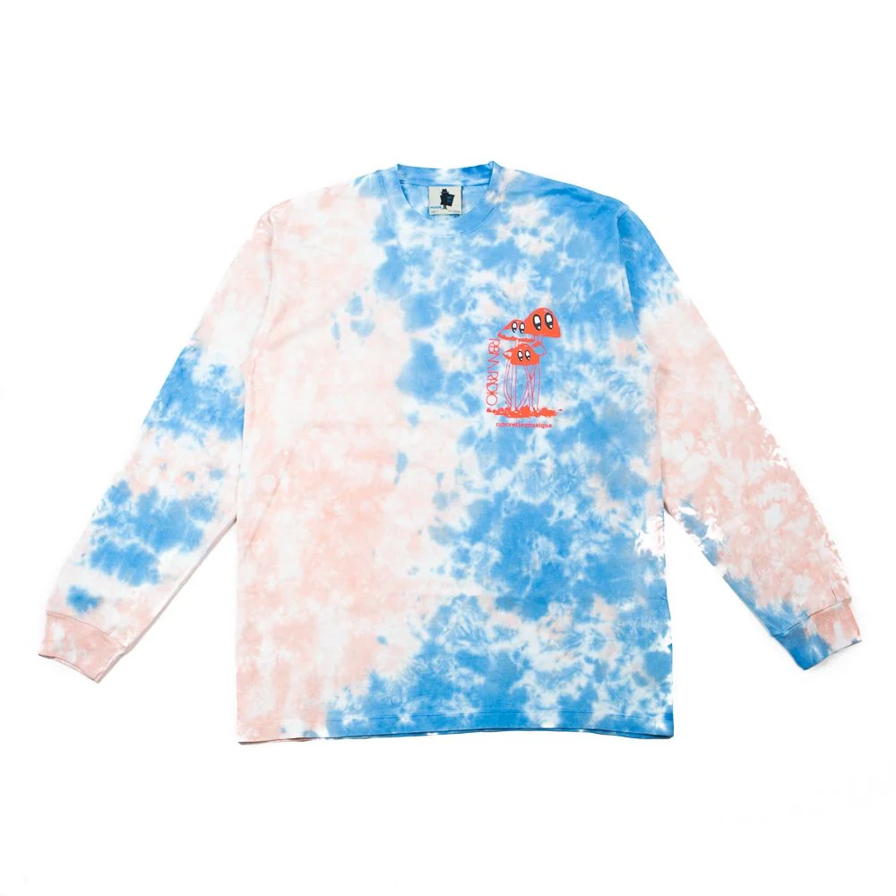 Nouvelle Musique LS Tee (Pink Coral Tie Dye)
