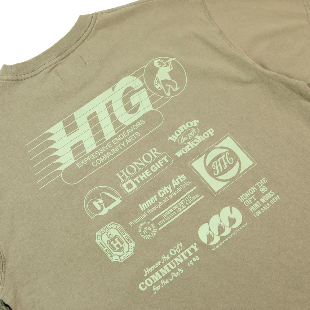 Paint Works Tee (Taupe) - Image 2