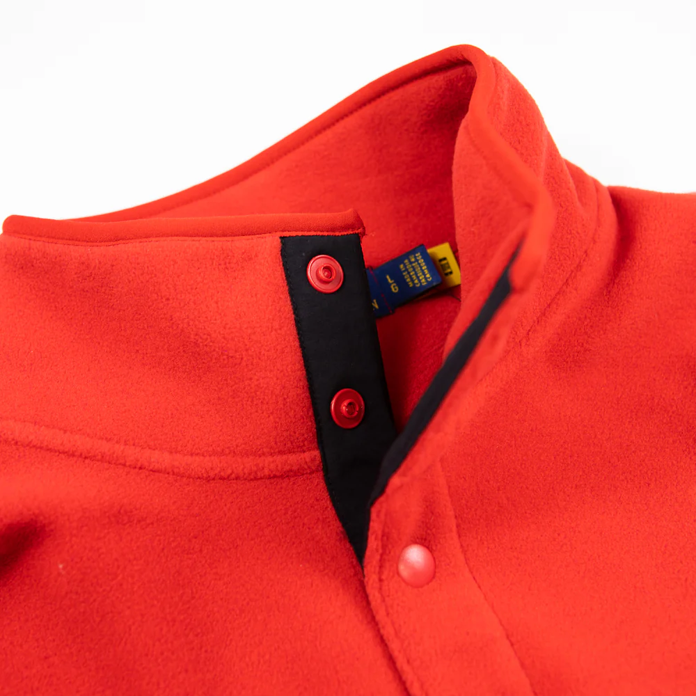 Polo Bear Brushed Fleece Pullover (Red/Royal) - Image 2