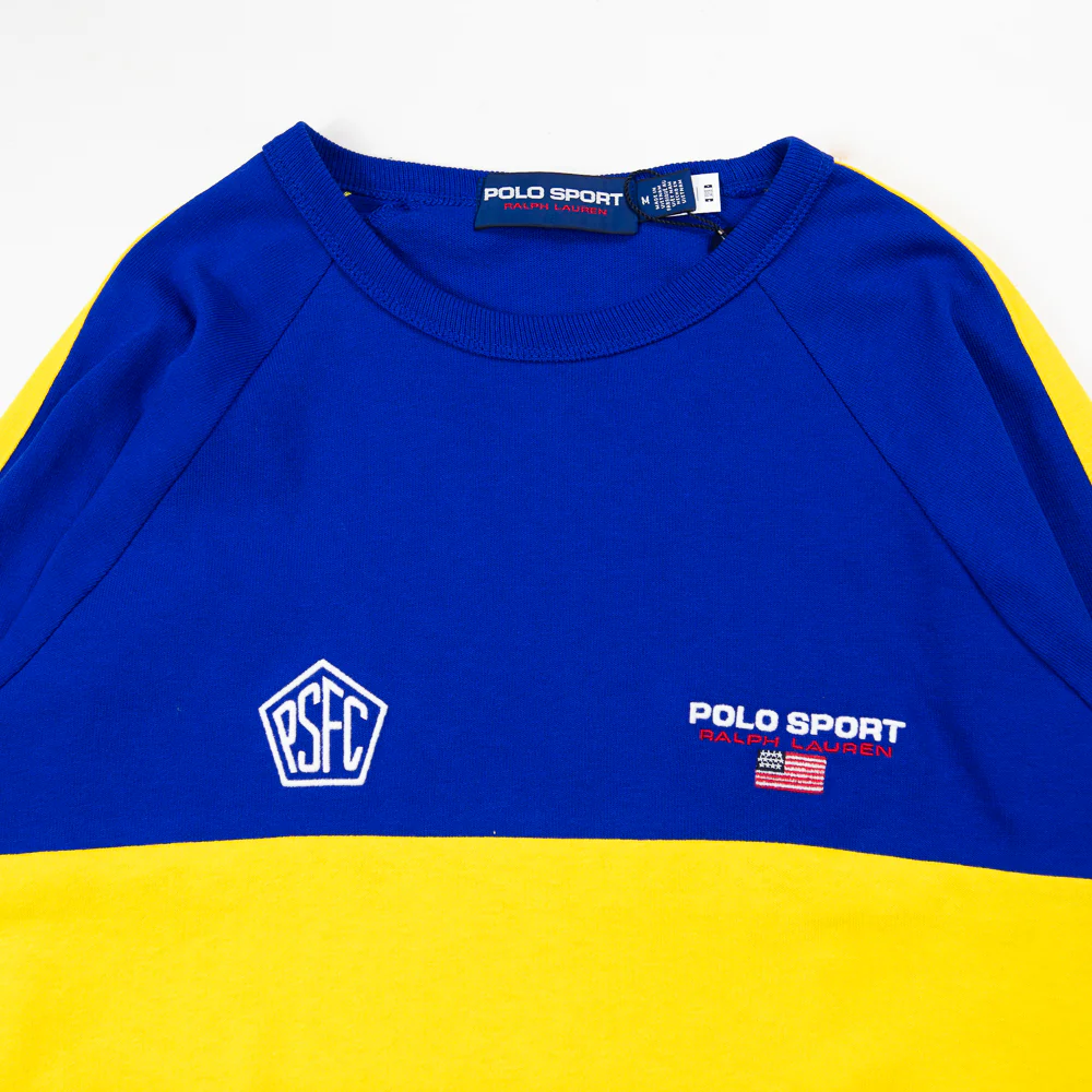Polo Sport L/S Shirt (Royal/Yellow) - Image 2