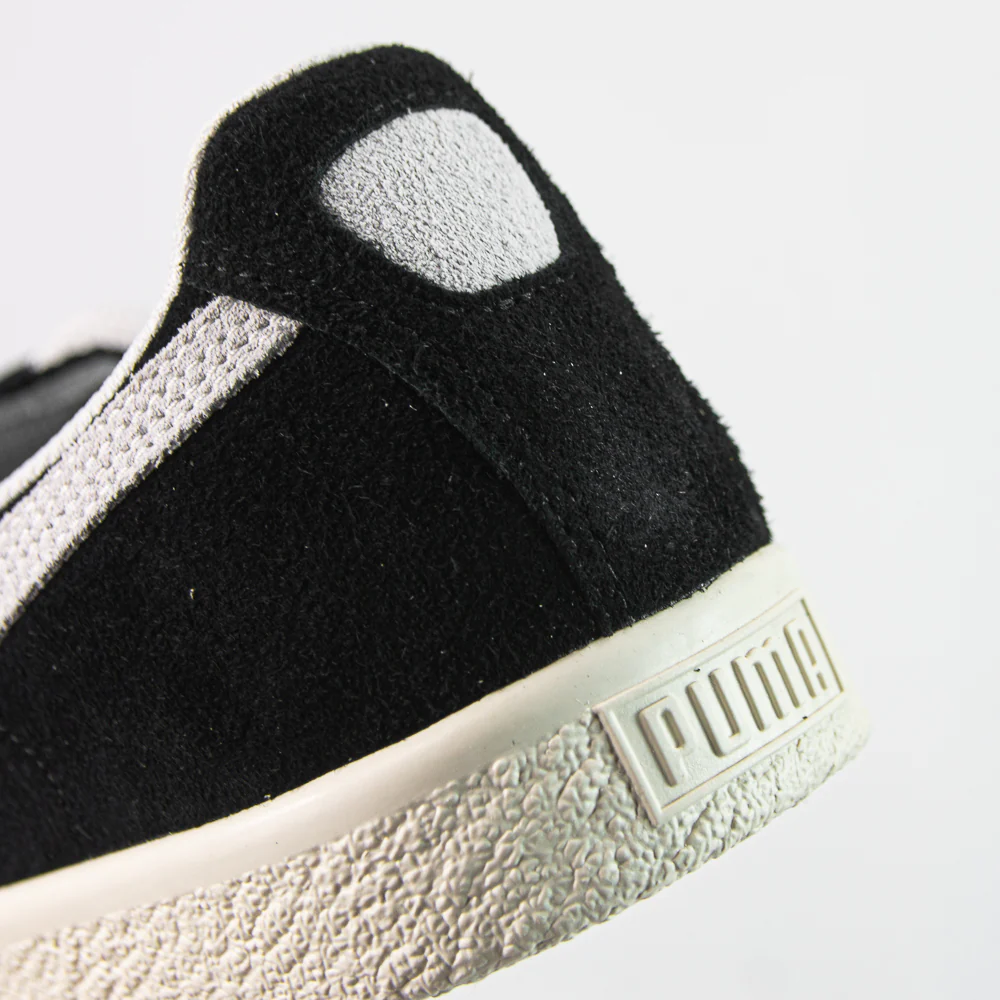 Puma Clyde Hairy Suede (Puma Black Frosted Ivory) - Image 3