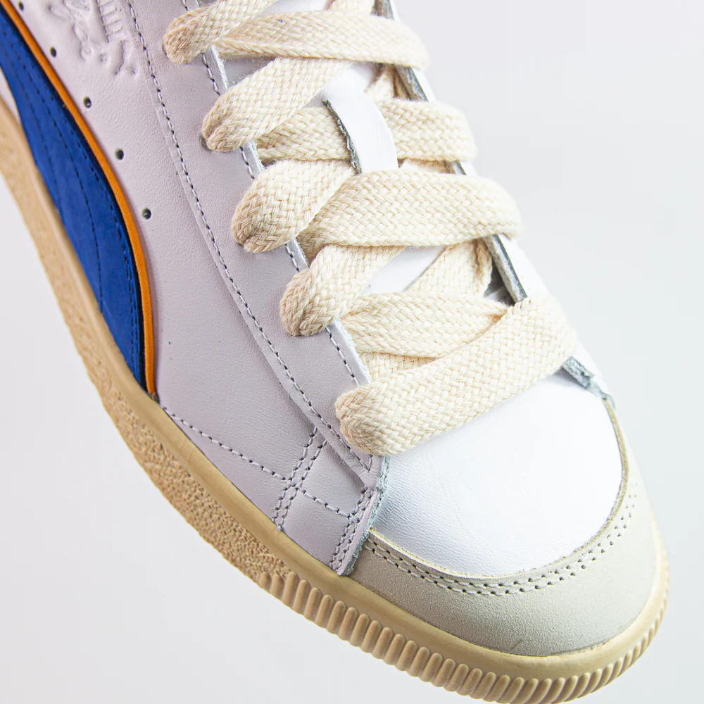 Puma x Rhuigi Clyde Mid Bball (Puma White/Royal Sapphire) - Image 5