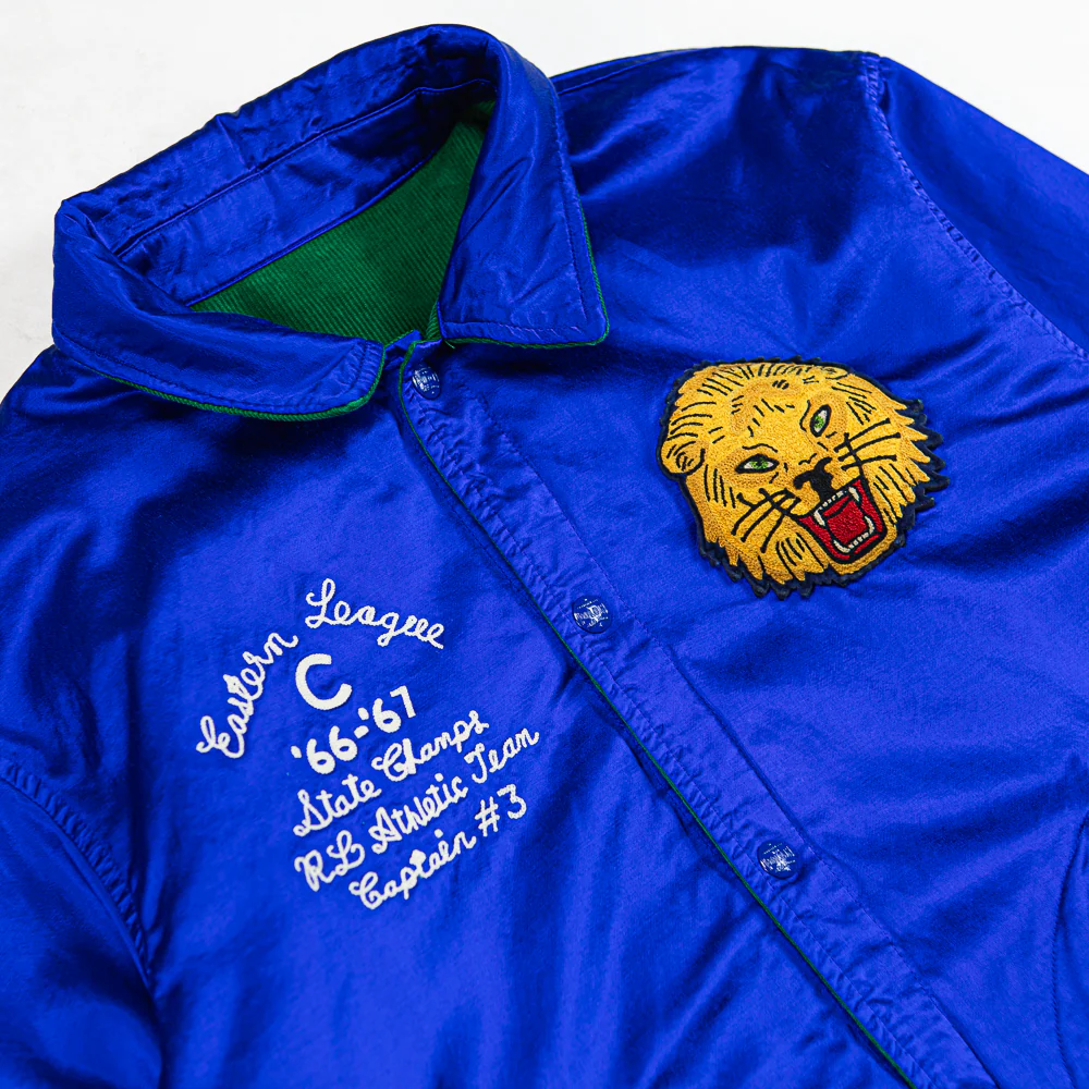 Reversible Letterman Jacket (Athletic Green/Rugby) - Image 6