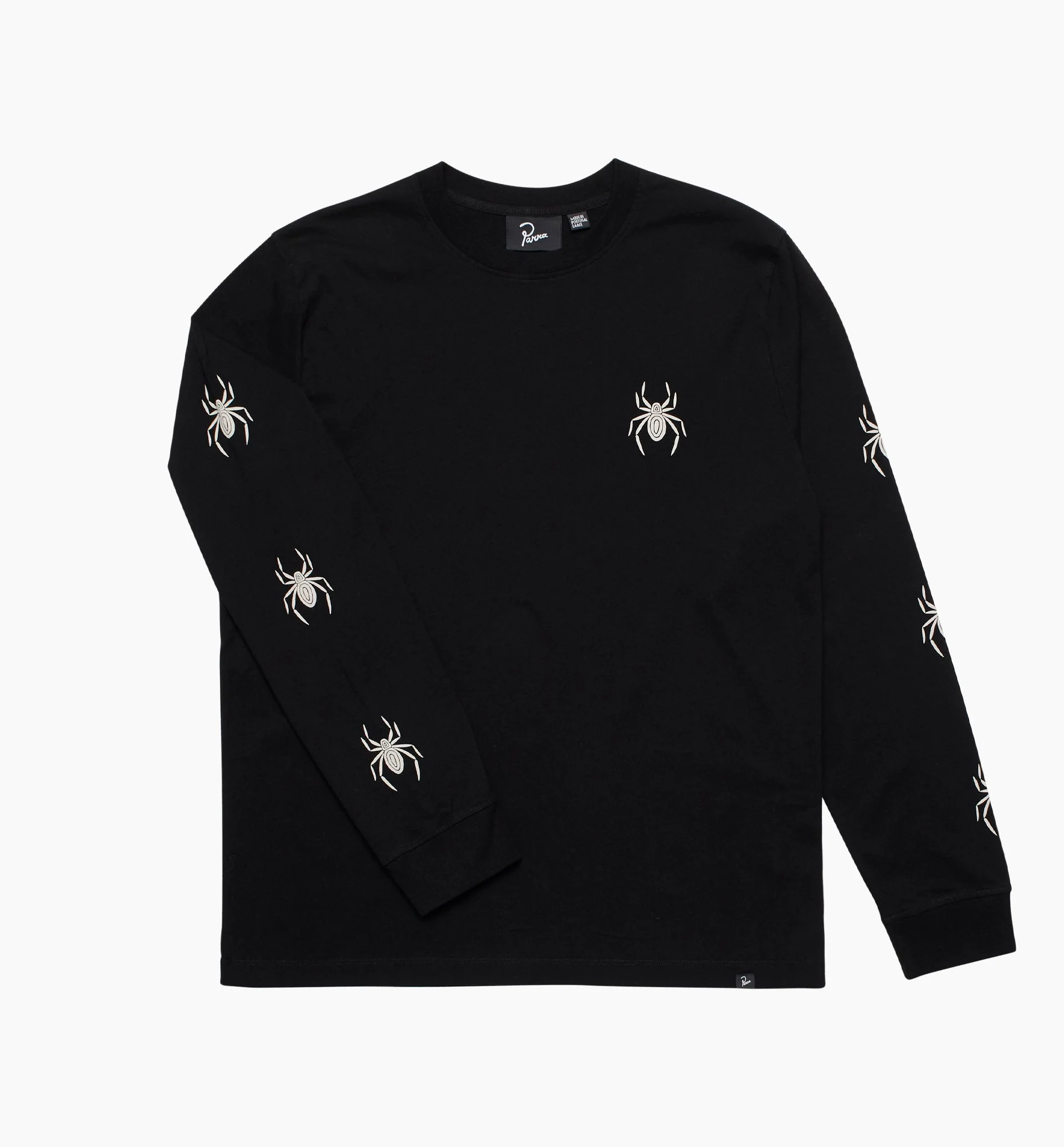Spidered Long Sleeve Tee (Black) - Image 3