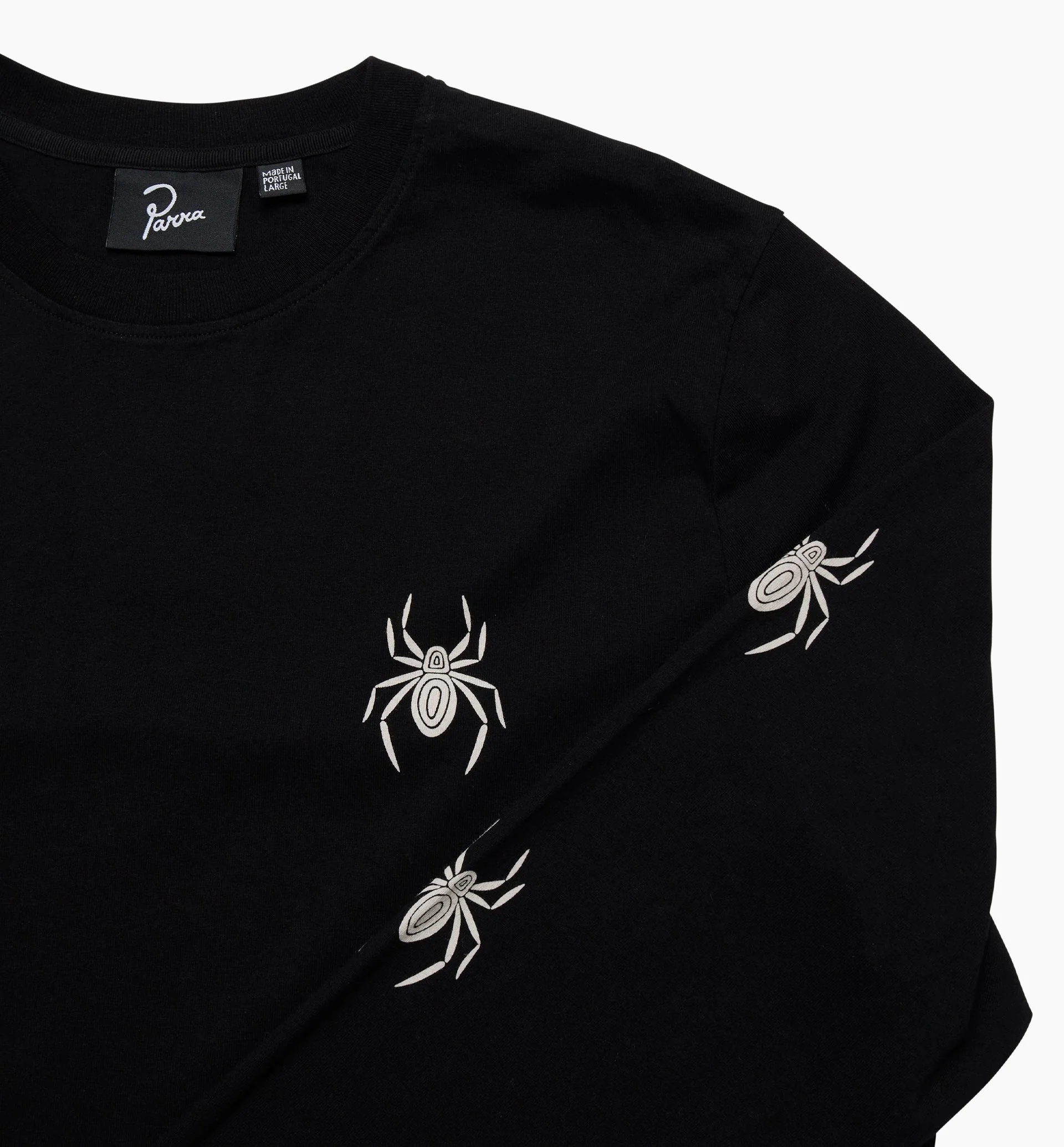 Spidered Long Sleeve Tee (Black) - Image 7