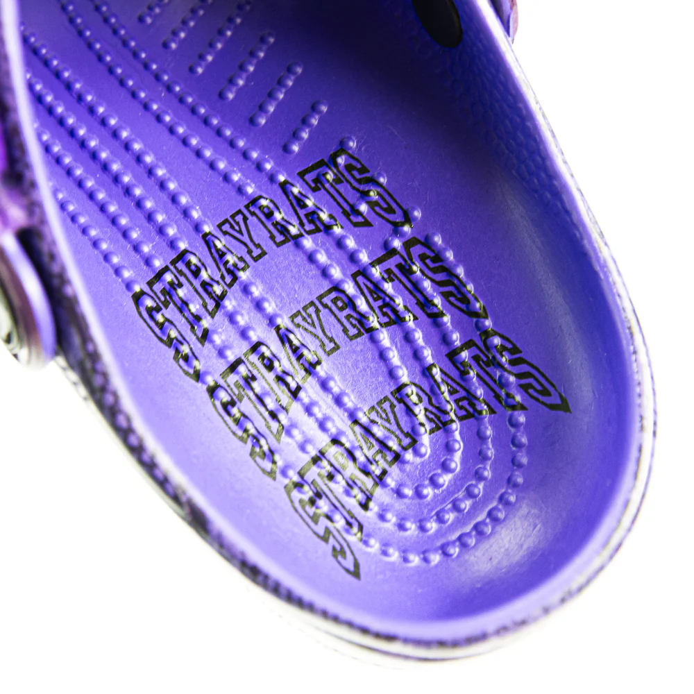 Strayrats x Crocs Classic Clog (Purple) - Image 4