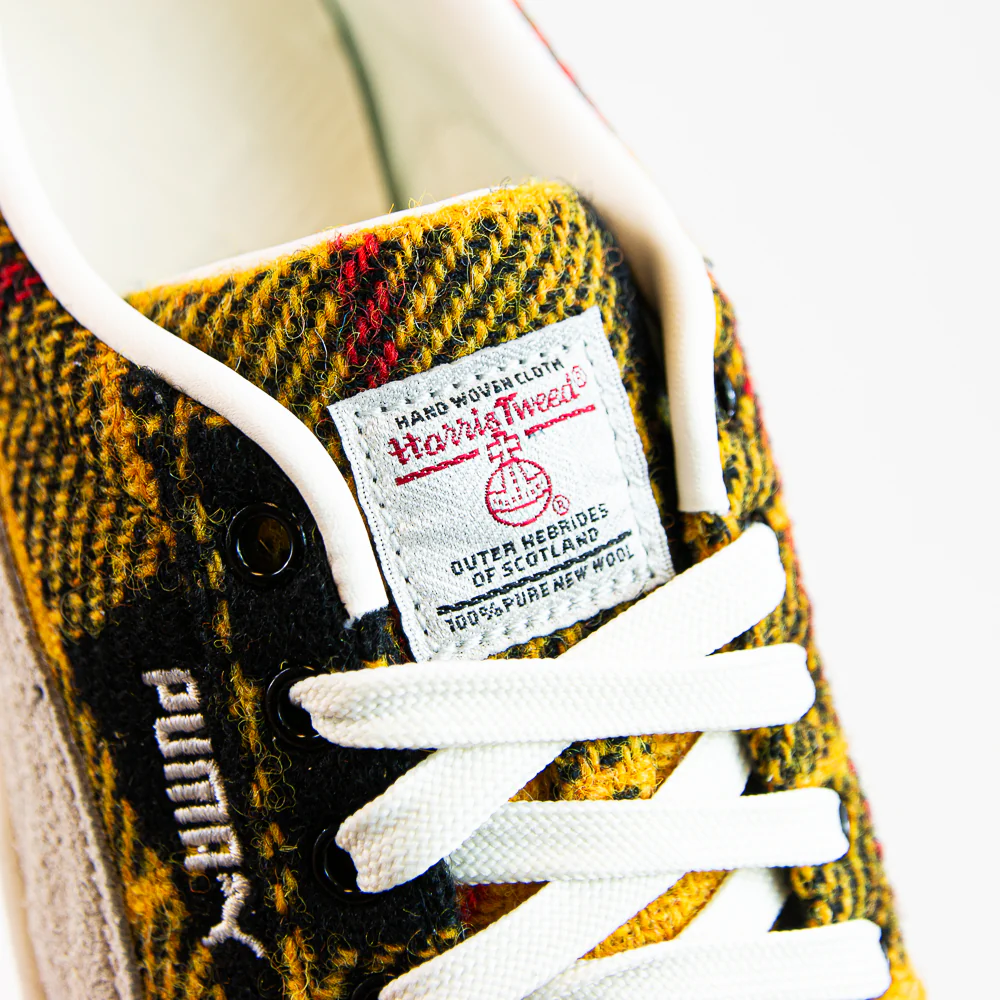 Suede VTG Harris Tweed (Frosted Ivory-Yellow) - Image 7