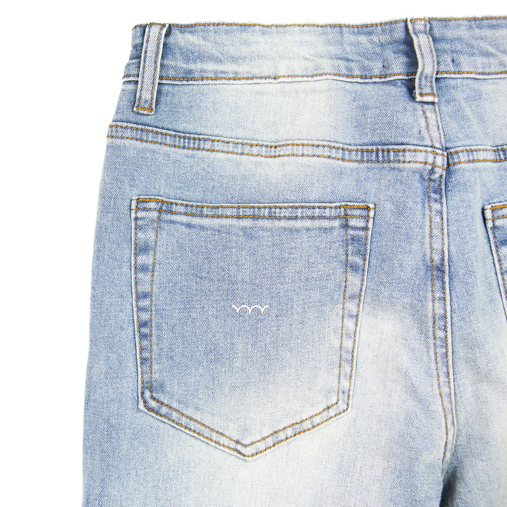 The McQueen Slim-Fit Denim Jean (Patched Up Indigo) - Image 5