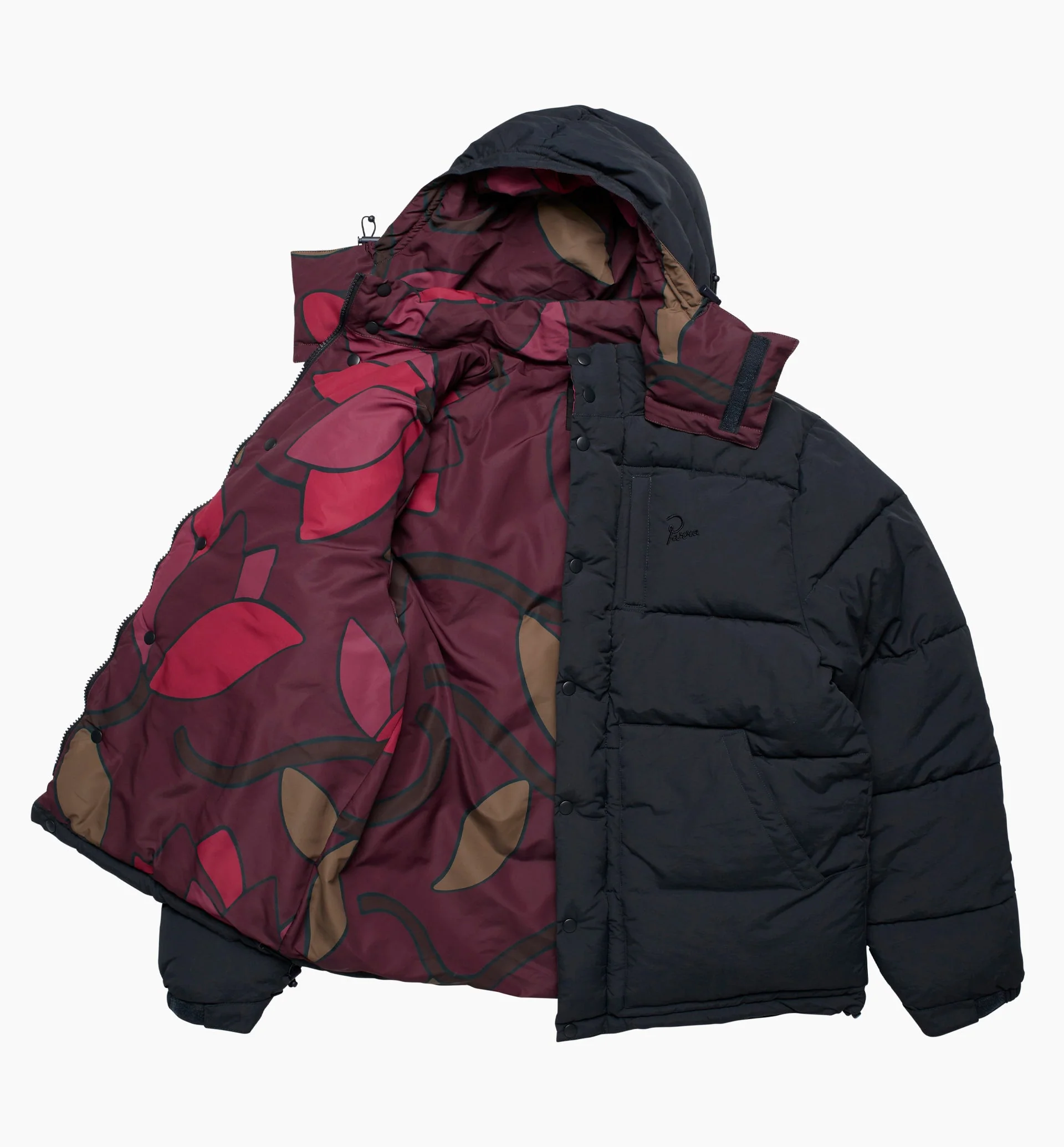 The Secret Garden Puffer Jacket (Navy Blue) - Image 2