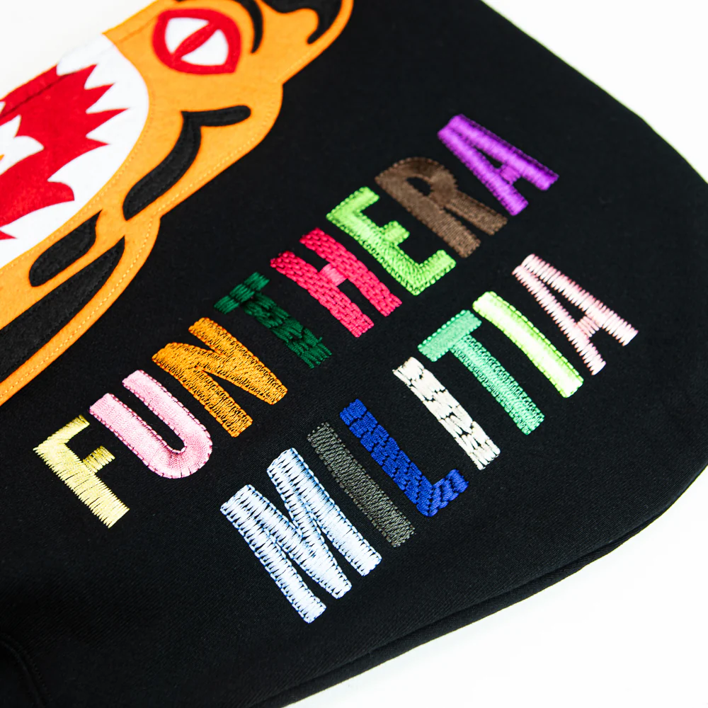Tiger Full Zip Hoodie (Black) - Image 4