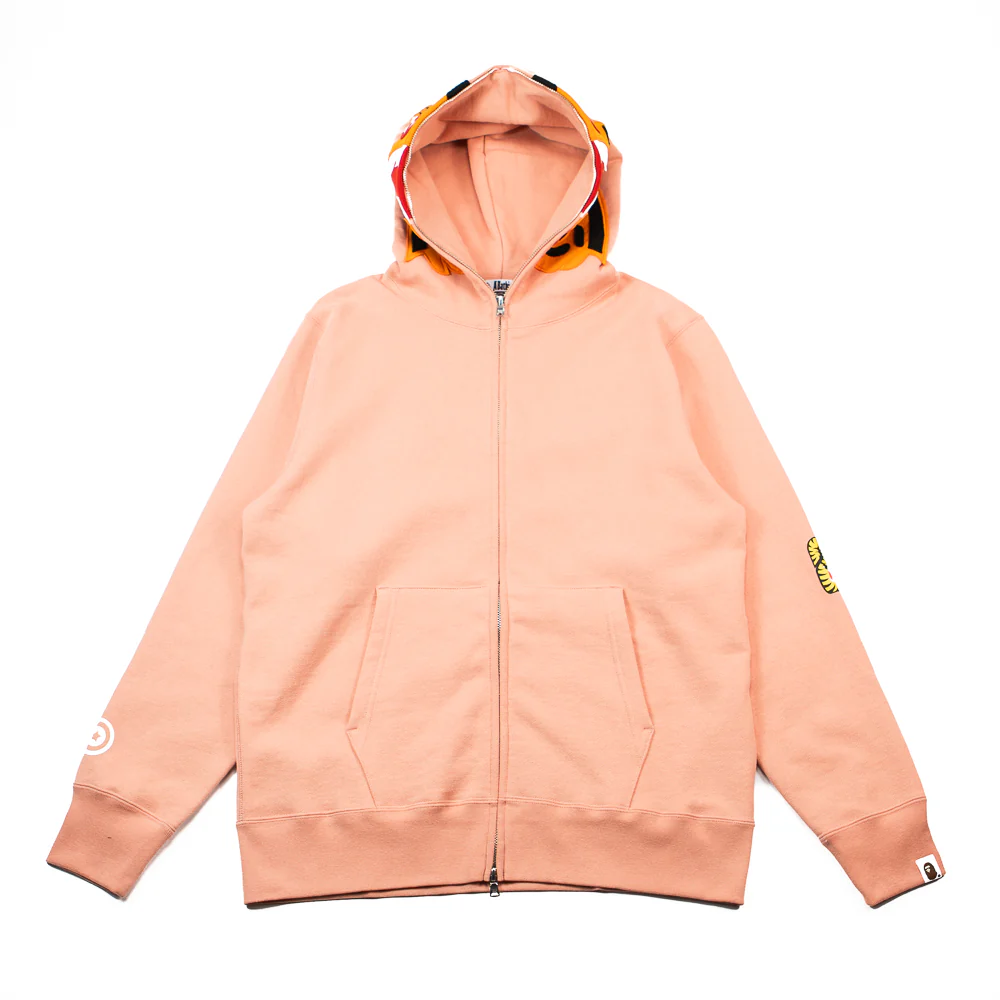Tiger Full Zip Hoodie (Pink)