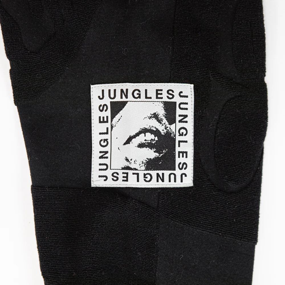 Towelling Hoodie (Black) - Image 2