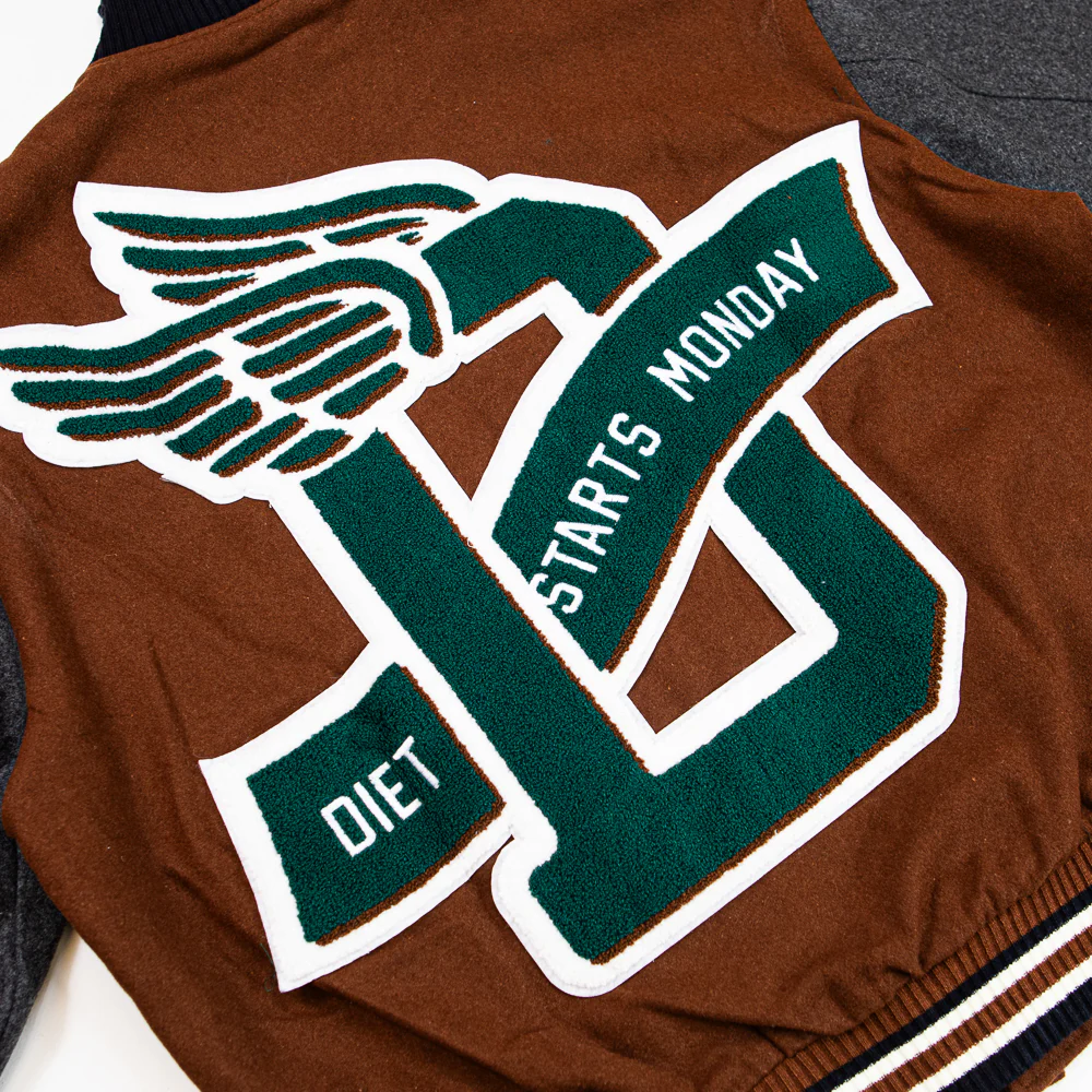 Wings Varsity Jacket (Brown) - Image 4