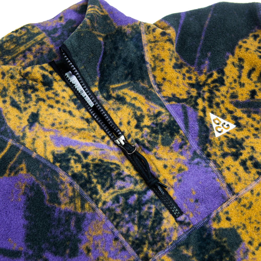 WMNS ACG Wolf Tree Therma-Fit 1/2-Zip AOP (Canyon Purple/Black) - Image 2