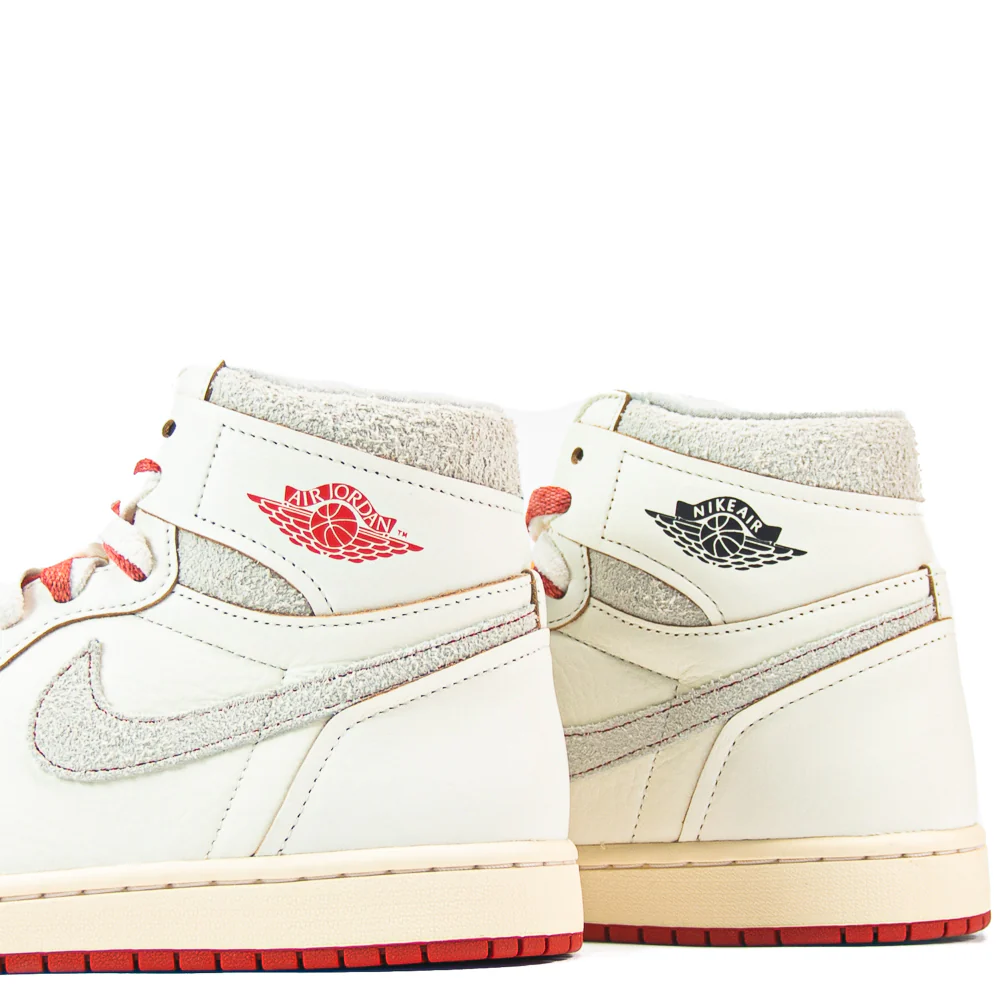 Wmns Air Jordan 1 High OG (Sail/Cinnabar-Light Bone) - Image 3