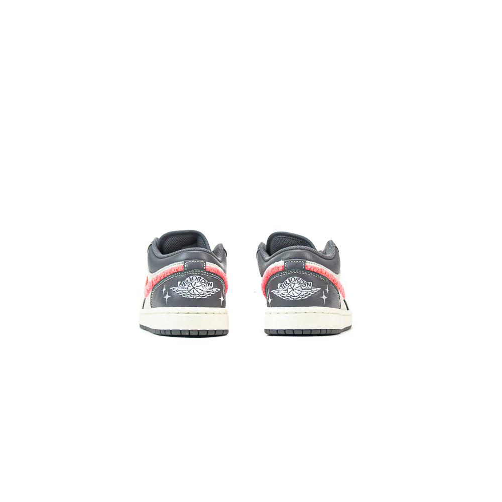 Wmns Air Jordan 1 Low (Lt Graphite/Sail-Hot Punch) - Image 3